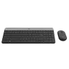 LOGITECH slanke draadloze toetsenbord- en muisset MK470 - grafiet - AZERTY Belgisch