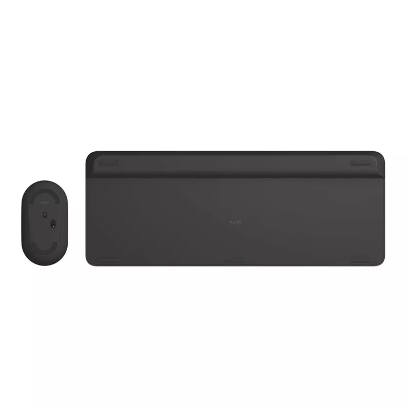 LOGITECH slanke draadloze toetsenbord- en muisset MK470 - grafiet - AZERTY Belgisch