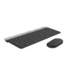 LOGITECH slanke draadloze toetsenbord- en muisset MK470 - grafiet - AZERTY Belgisch