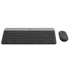 LOGITECH slanke draadloze toetsenbord- en muisset MK470 - grafiet - AZERTY Belgisch