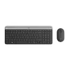 LOGITECH slanke draadloze toetsenbord- en muisset MK470 - grafiet - AZERTY Belgisch