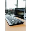 CHERRY KW 3000 toetsenbord universeel RF draadloos QWERTY Spaans zwart