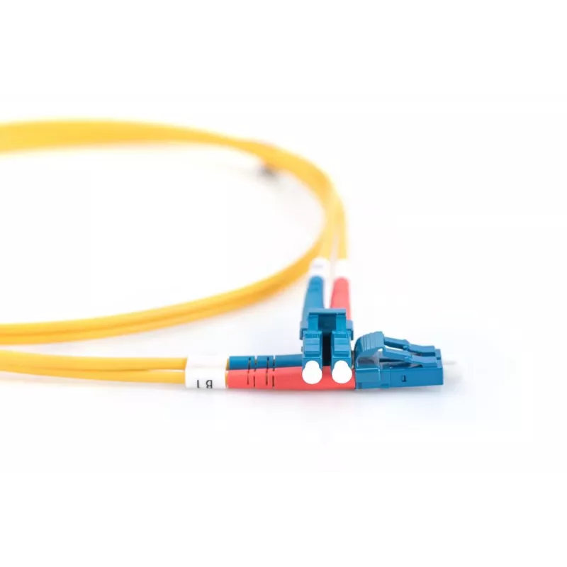 DIGITUS glasvezel-patchkabel, LC naar LC OS2, singlemode 09/125 µ, duplex, lengte 10 m