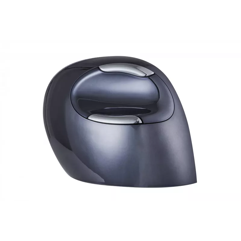 BakkerElkhuizen Evoluent D Medium Draadloos, rechtshandig, verticaal ontwerp, laser, RF draadloos, 3200 DPI, zwart
