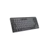 LOGITECH Mx Mechanical Mini Minimalist draadloos verlicht toetsenbord - graphite Tactile Quiet Qwertz Zwitsers