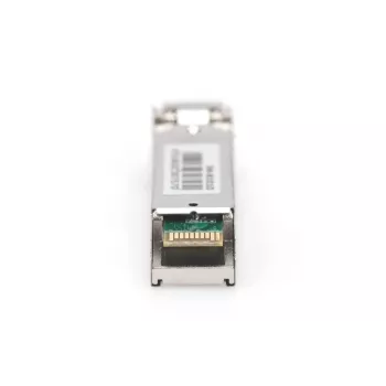 DIGITUS 1,25 Gbps SFP-module, tot 550 m multimode, LC-duplexstekker, industrieversie 1000Base-SX, 850 nm