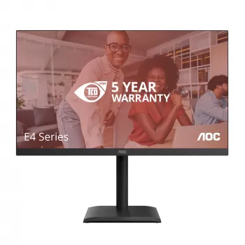 AOC E4 U27E4CV Computermonitor 68,6 cm (27 inch) 3840 x 2160 pixel 4K Ultra HD LED zwart