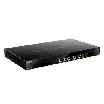 D-Link 10-poorts Multi-Gigabit PoE+ Smart Managed Switch, managed, L2, 2.5G Ethernet (100/1000/2500), Power over Ethernet (PoE), rackmontage, 1U