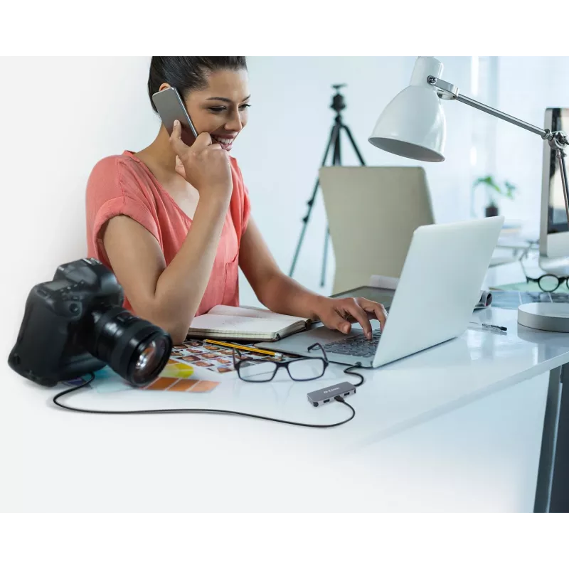 D-Link 6-in-1 USB-C-hub met HDMI/Gigabit Ethernet/Power Delivery