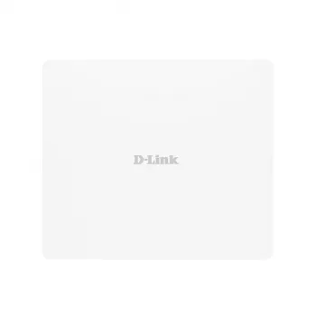D-Link AX3000 Wi-Fi 6 dual-band PoE outdoor-accesspoint, 2,4 GHz, 5 GHz, 3000 Mbit/s, 64-bits WEP, 128-bits WEP, SSID, WEP, WPA, WPA2, WPA3, 10,100,1000,2500 Mbit/s