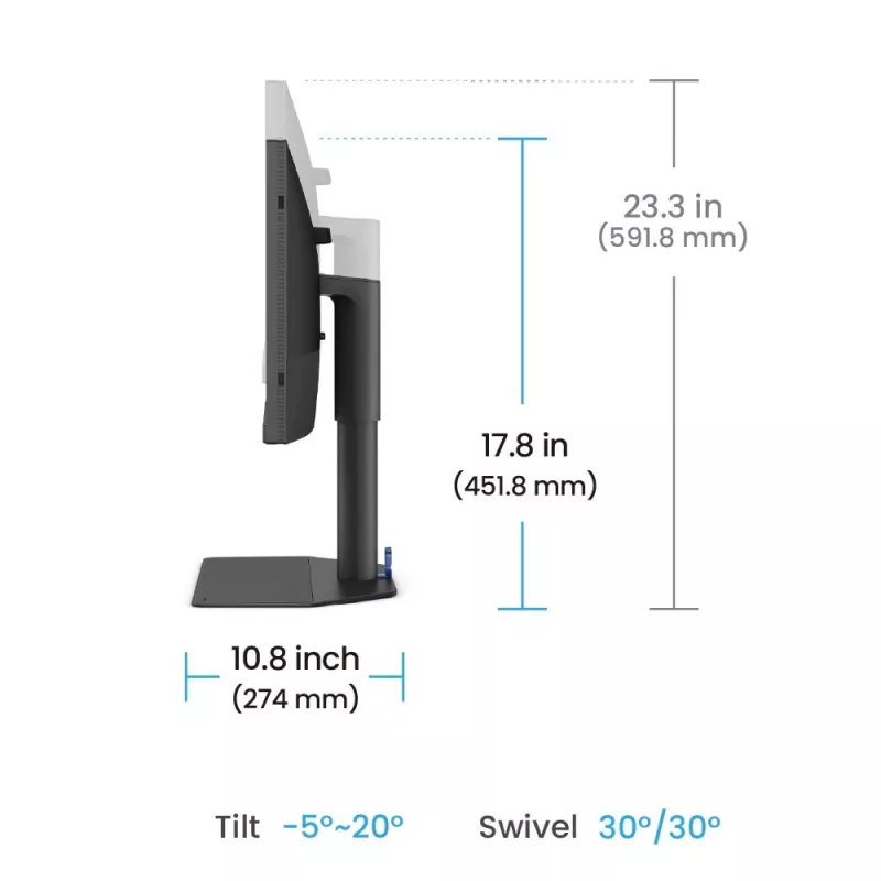 BenQ SW242Q computermonitor 61,2 cm (24,1 inch) 2560 x 1600 pixels WQXGA LED zwart