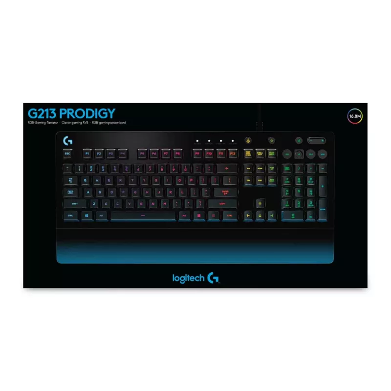 LOGITECH G213 Prodigy gaming-toetsenbord USB - Azerty Belgisch