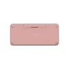 LOGITECH Pebble Keys 2 K380s - compact Bluetooth-toetsenbord - Tonal Rose - Qwerty Int