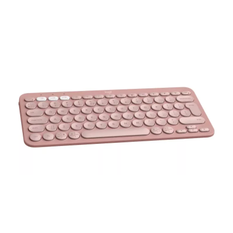 LOGITECH Pebble Keys 2 K380s - compact Bluetooth-toetsenbord - Tonal Rose - Qwerty Int