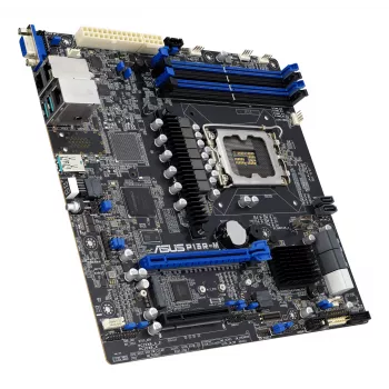 Moederbord ASUS P13R-M Intel C262 LGA 1700 micro ATX, DDR5, 4 DIMM, 128GB, 8x SATA III, 1x M.2, 2x LAN