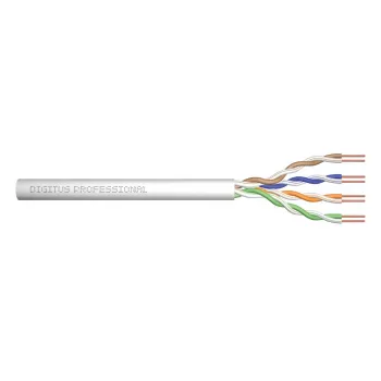 DIGITUS installatiekabel - Cat 5e - U-UTP - 305 m - grijs