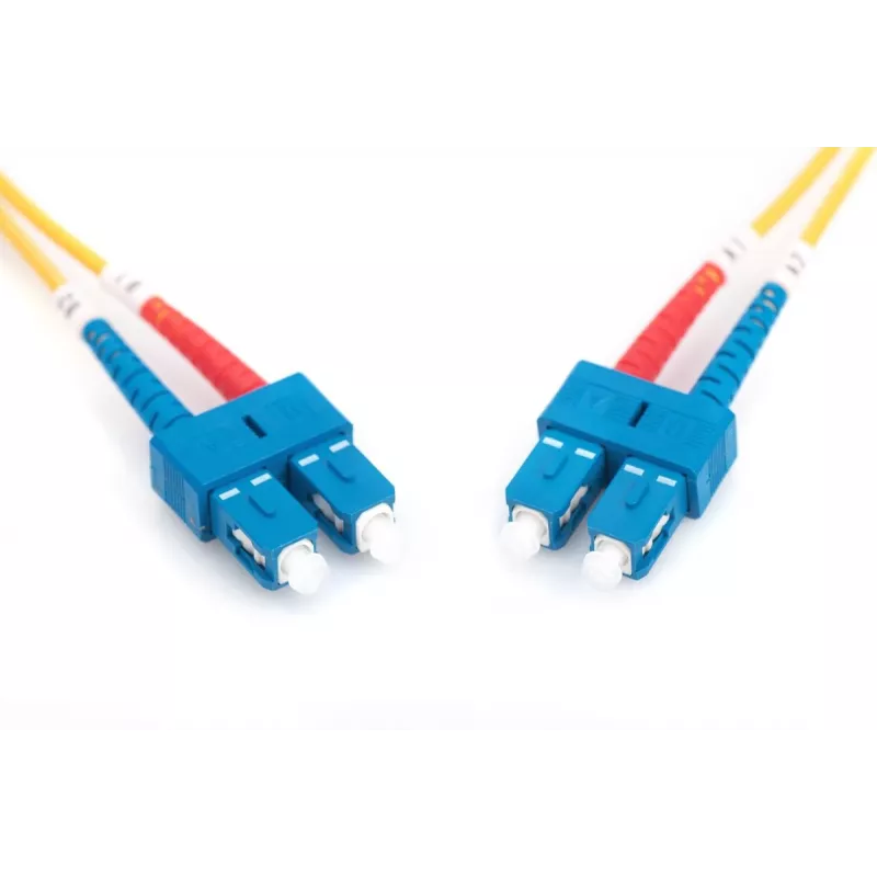 DIGITUS glasvezel-patchkabel, SC op SC OS2, singlemode 09/125 µm, duplex, lengte 2 m