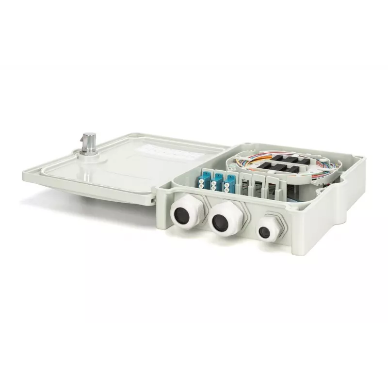 Digitus FTTH/FTTB verdeelbox voorgemonteerd OS2 12 vezels LC/PC