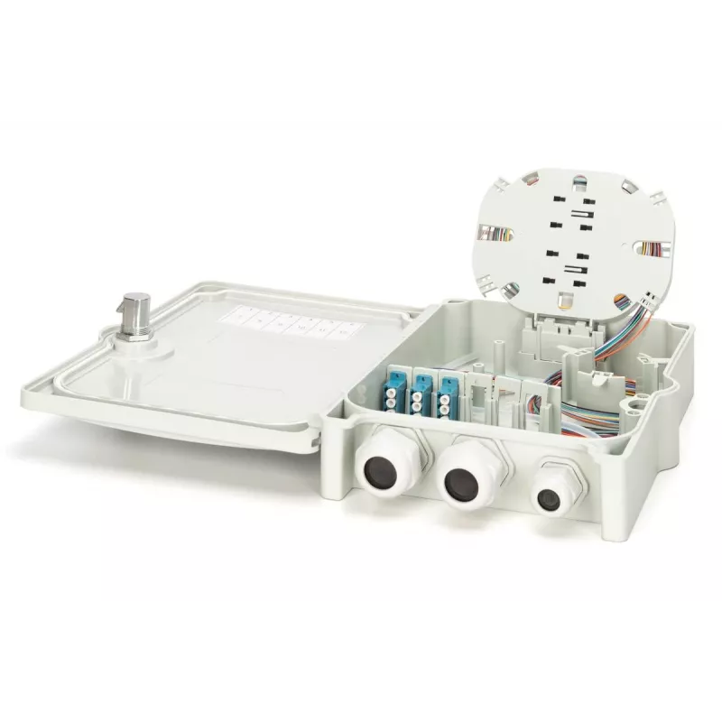 Digitus FTTH/FTTB verdeelbox voorgemonteerd OS2 12 vezels LC/PC