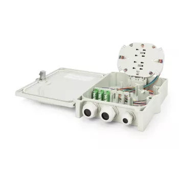 DIGITUS FTTH verdeelbox - singlemode LC-APC voorgeconfectioneerde koppelingen pigtails