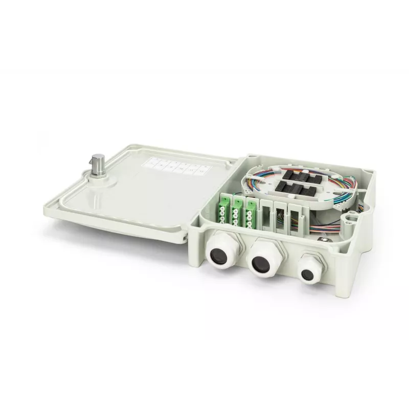 DIGITUS FTTH verdeelbox - singlemode LC-APC voorgeconfectioneerde koppelingen pigtails