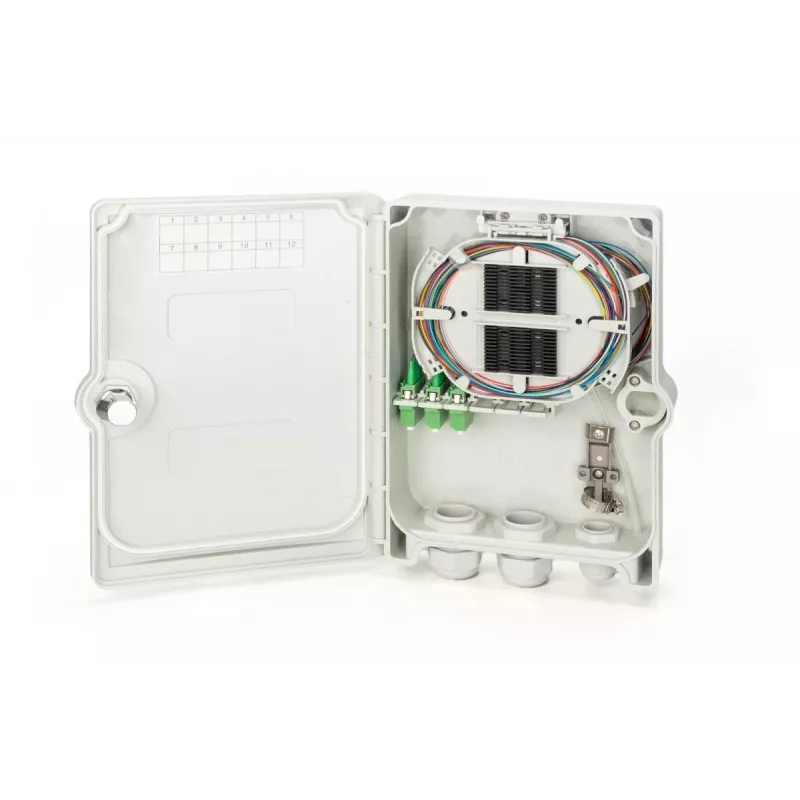 DIGITUS FTTH verdeelbox - singlemode LC-APC voorgeconfectioneerde koppelingen pigtails