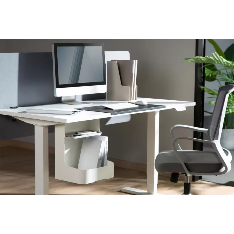 Onderbureau opbergbak Digitus DA-90444 kunststof staal wit 5 kg
