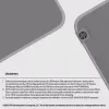 HP 105 desinfecteerbare muismat, grijs, monochromatisch, polyester, rubber