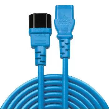 Lindy 0,5 m C14 naar C13 verlengkabel, blauw