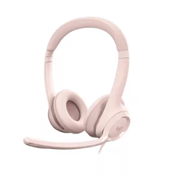 LOGITECH headset - H390 - USB-A - roze