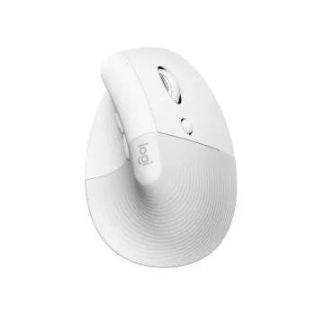 LOGITECH Lift voor Mac verticale ergonomische muis - off-white/lichtgrijs - EMEA