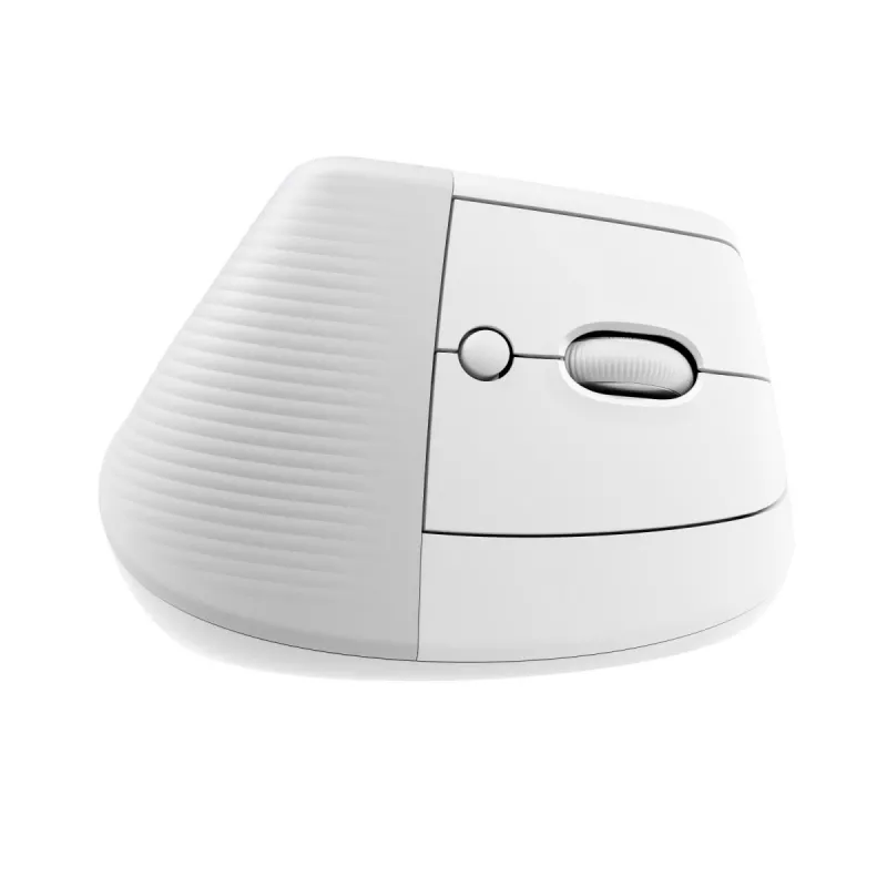 LOGITECH Lift voor Mac verticale ergonomische muis - off-white/lichtgrijs - EMEA