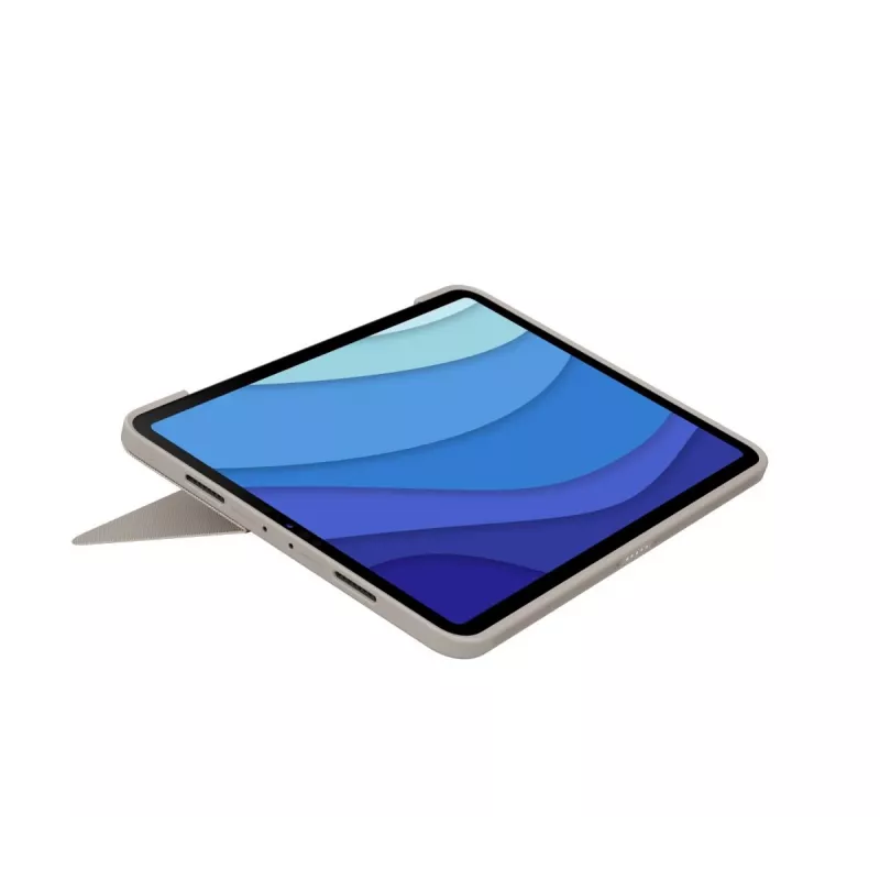 LOGITECH Combo Touch – zand voor iPad Pro 11 inch (1e, 2e, 3e gen.) – Duits – QWERTZ
