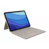 LOGITECH Combo Touch – zand voor iPad Pro 11 inch (1e, 2e, 3e gen.) – Duits – QWERTZ