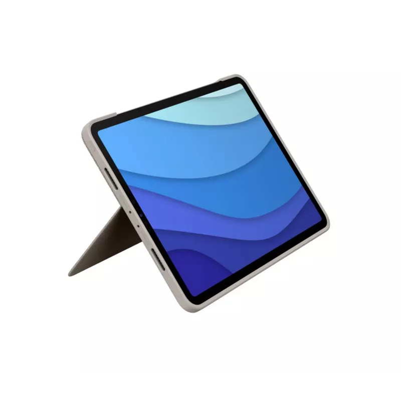 LOGITECH Combo Touch – zand voor iPad Pro 11 inch (1e, 2e, 3e gen.) – Duits – QWERTZ