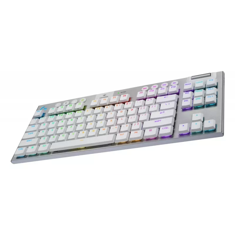 LOGITECH G915 X Lightspeed TKL draadloos low-profile gaming-toetsenbord wit Tactile - Qwertz Duits