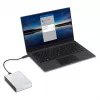 Seagate One Touch STKY1000401 1 TB externe draagbare harde schijf, 2,5 inch, USB 3.0 (USB 3.2 Gen 1), wachtwoordbeveiliging, zilver