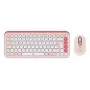 LOGITECH Wireless Combo - Pop Icon - roze & off white Qwertz Duits