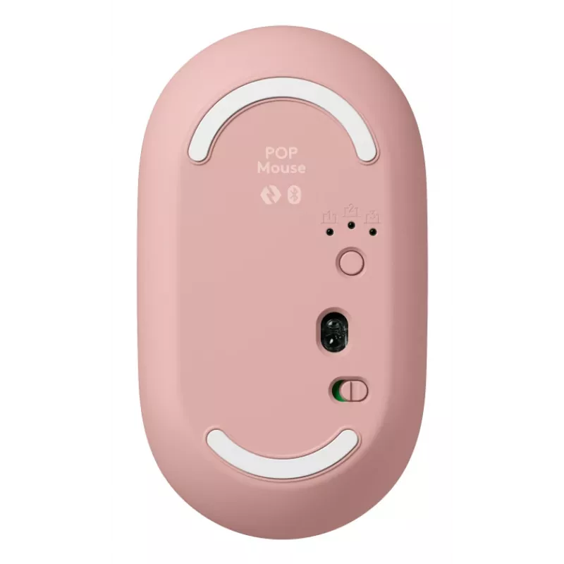 LOGITECH Wireless Combo - Pop Icon - roze & off white Qwertz Duits