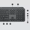 LOGITECH MX Keys For Business - grafiet - Zwitsers / Zwitserse Qwertz