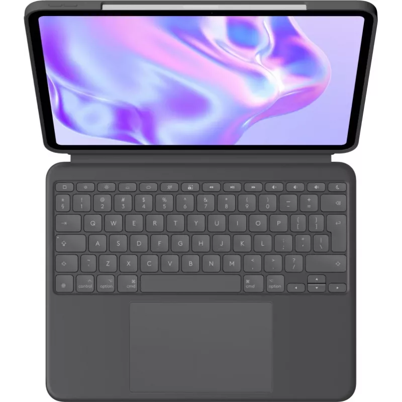 LOGITECH Combo Touch voor iPad Pro 13in - M4 grafiet Qwerty US Int
