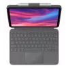 LOGITECH Combo Touch voor iPad (10e generatie) - Oxford grijs - Zwitserse Qwertz