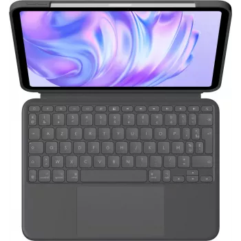 LOGITECH Combo Touch toetsenbordhoes - voor iPad Pro 11in M4/M5 - grafiet - Azerty Frans