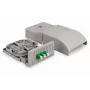 DIGITUS FTTH thuisverdeeleenheid. 3x LC/APC duplex OS2. IP54. lasgereed