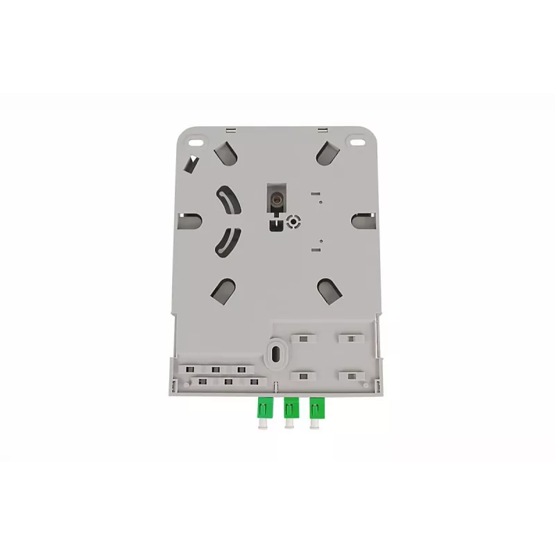 DIGITUS FTTH thuisverdeeleenheid. 3x LC/APC duplex OS2. IP54. lasgereed
