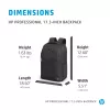 HP Professional 17,3-inch rugzak, rugzak, 740 g