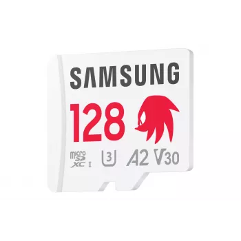 MicroSDXC-geheugenkaart Samsung MB-MD128S, 128 GB, UHS-I, Class 10, U3, lezen tot 180 MB/s, schrijven 130 MB/s