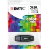EMTEC C410 Color Mix - 32GB USB-stick - USB 2.0 - blauw