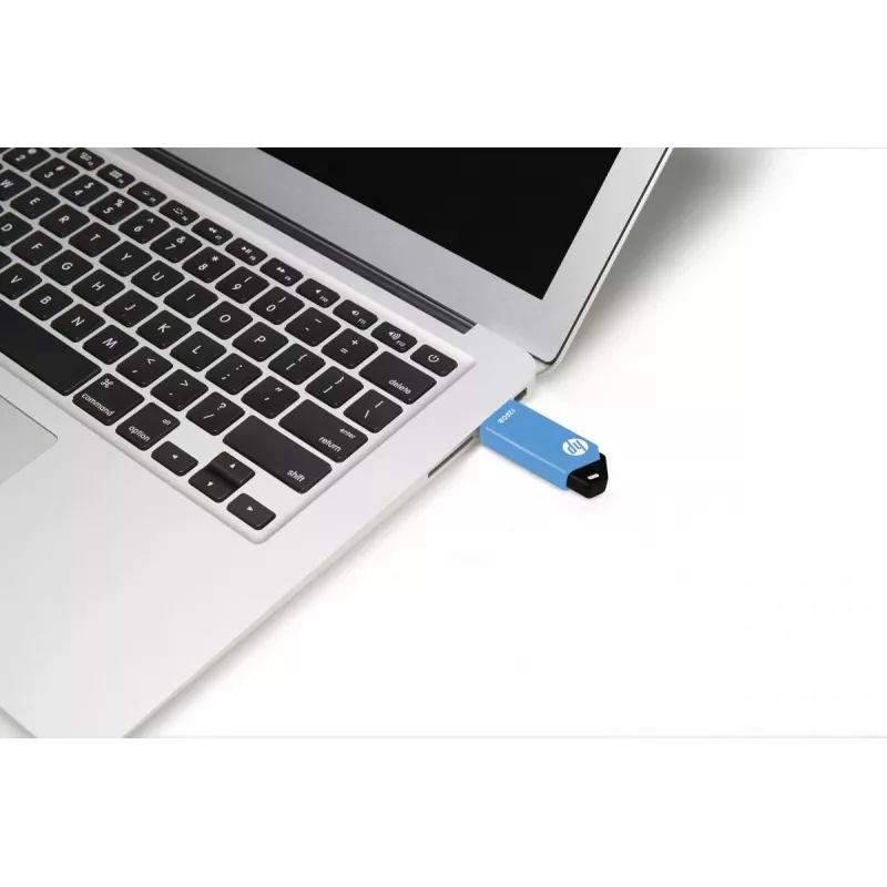 HP v150w USB-stick 128 GB USB Type-A 2.0 zwart, blauw