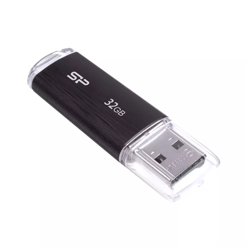 SILICON POWER Ultima U02 - 32 GB USB-stick - USB 2.0 - zwart